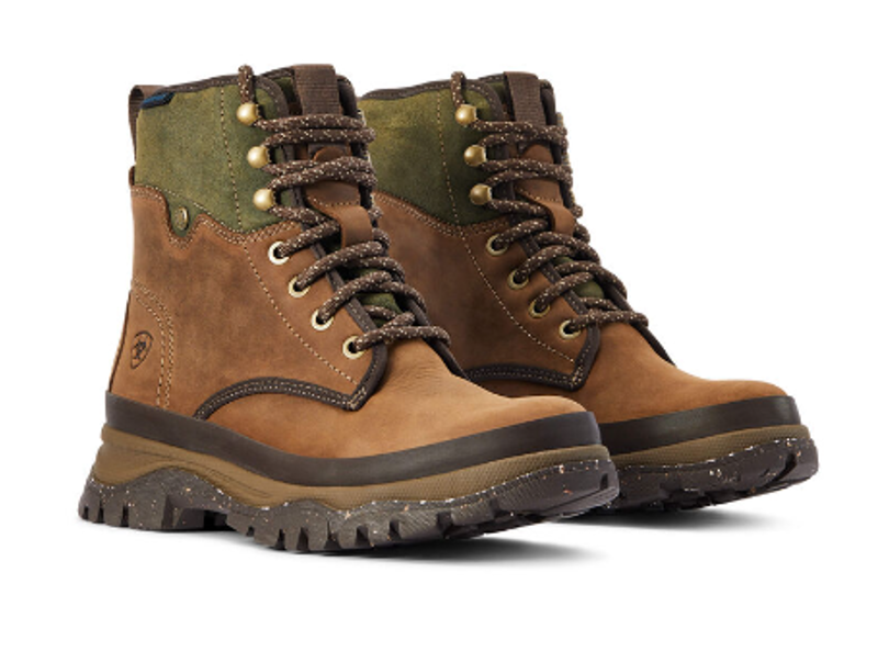 Ariat Womens Moresby Waterproof Boot Oily Distressed Brown-3